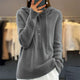 Raffaella | Women's Ribbed Knit Button-Up Hoodie
