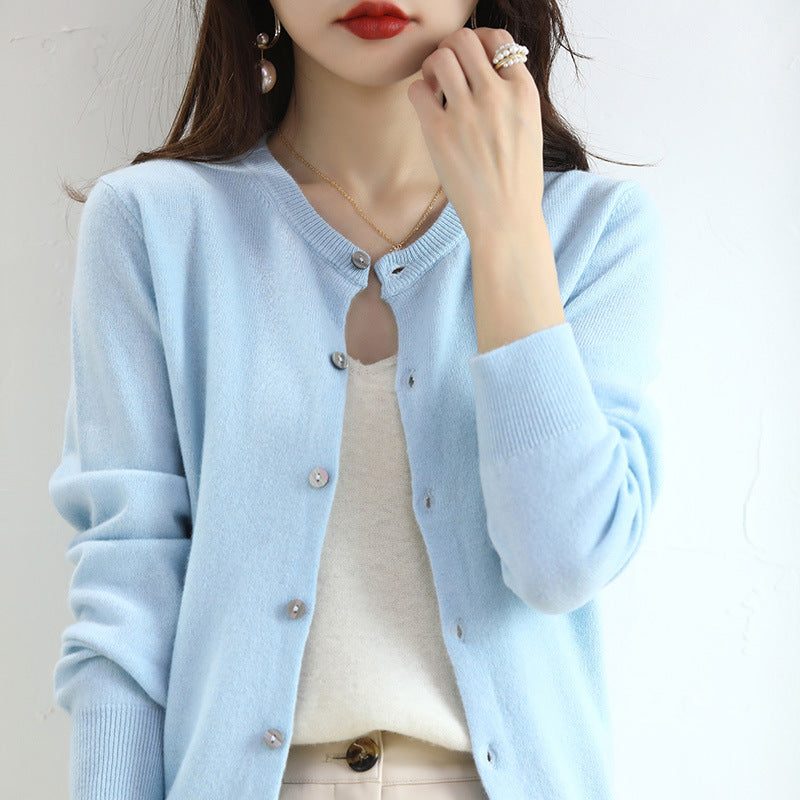 Anneliese | Women's Ribbed Knit Cardigan with Button Front