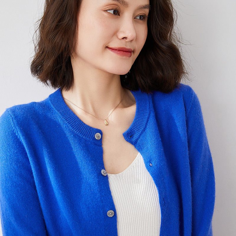 Anneliese | Women's Ribbed Knit Cardigan with Button Front