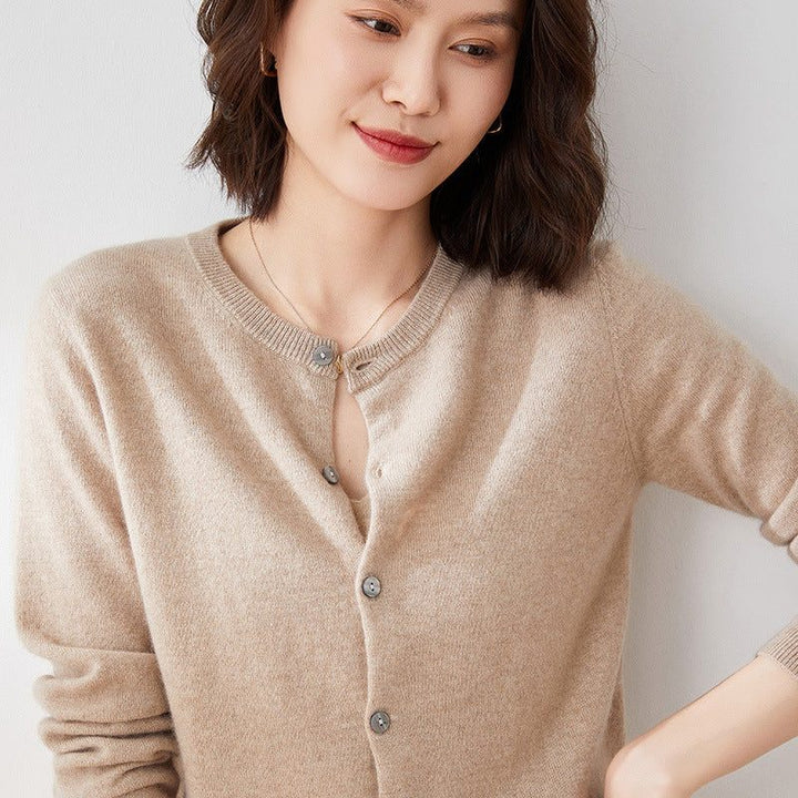 Anneliese | Women's Ribbed Knit Cardigan with Button Front