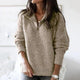 Ariane | Women's Ribbed Knit Half-Zip Pullover