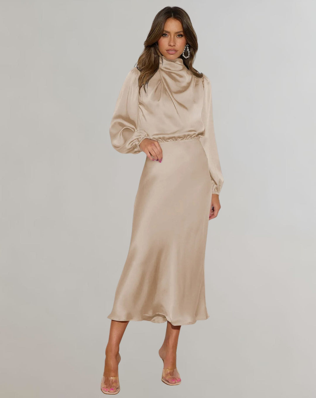 Midi Dress for women - Bodil, photo 3 of 6