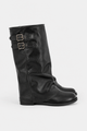 Valeriane | Women's Slouch Knee-High Boots with Buckle Straps