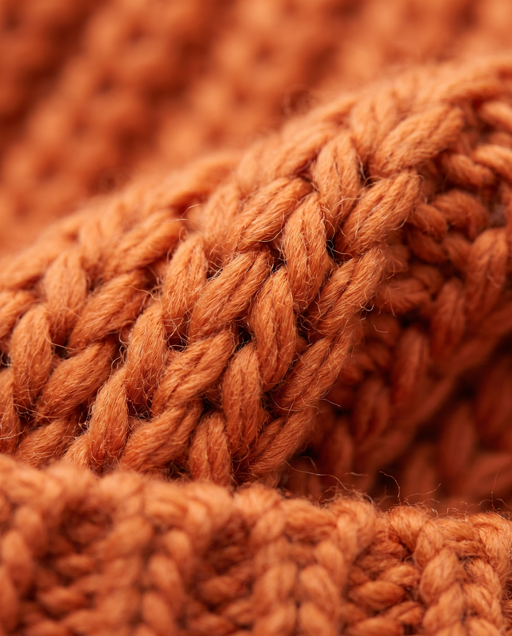 Sonja | Women's Chunky Knit Sweater with Stand Collar and Voluminous Sleeves