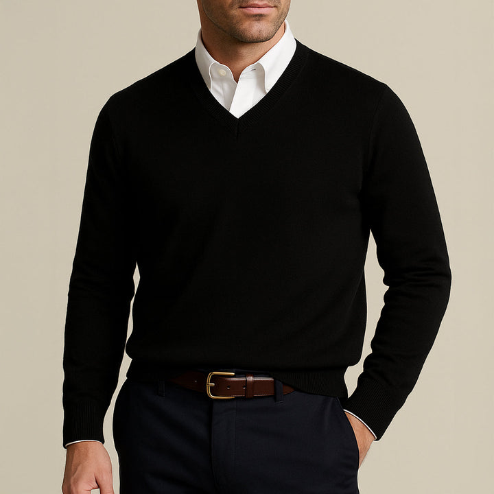 Carlos | Men's V-Neck Sweater