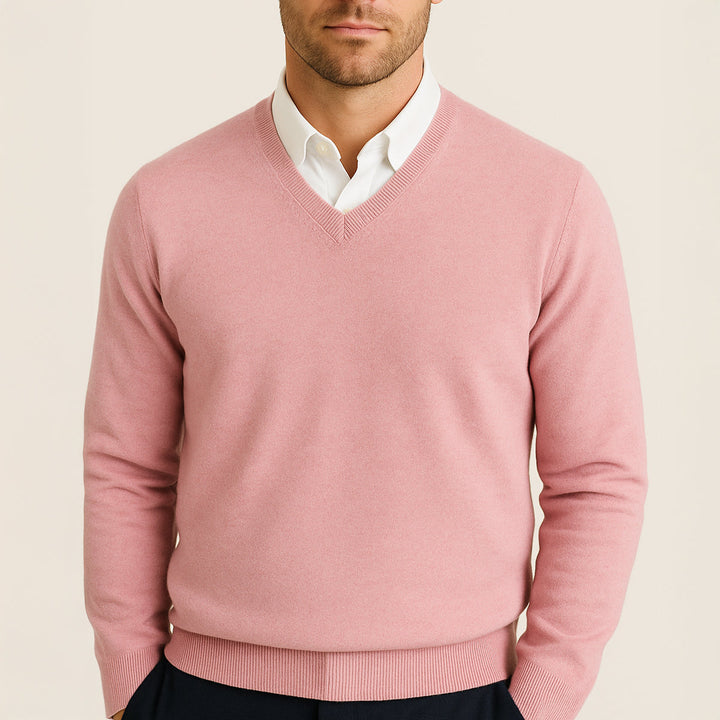 Carlos | Men's V-Neck Sweater