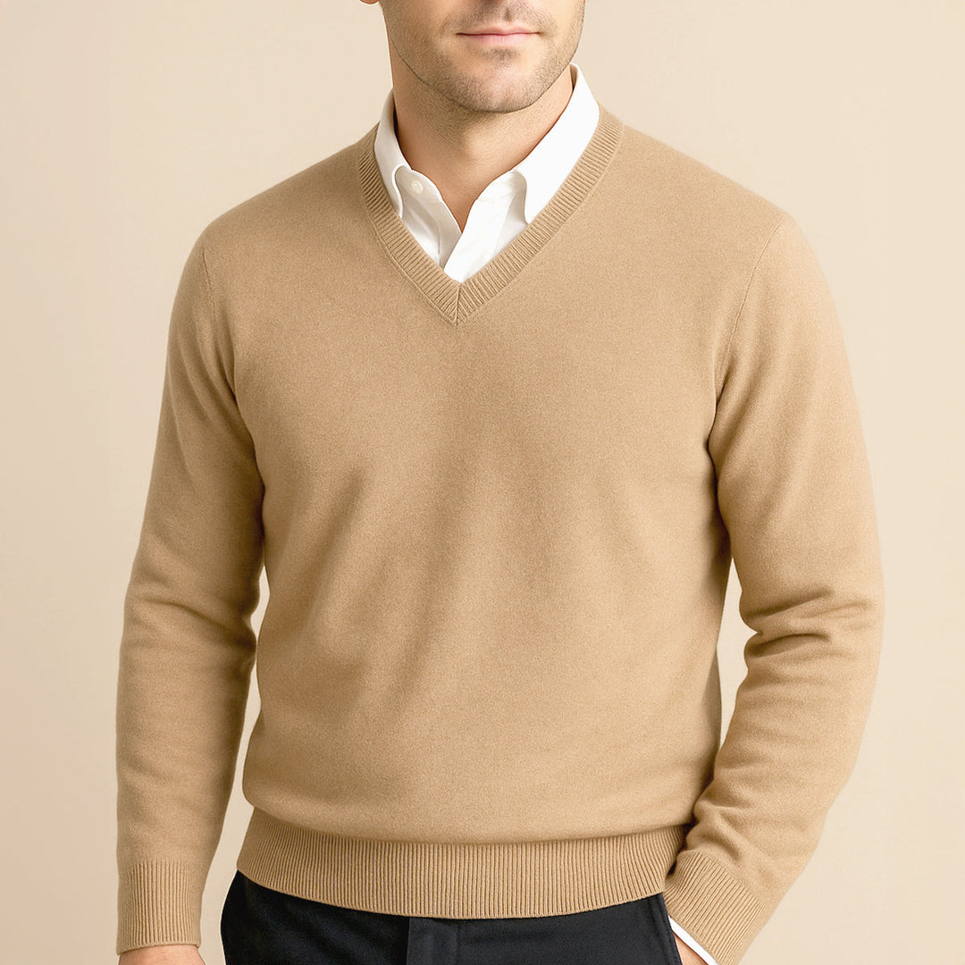 Carlos | Men's V-Neck Sweater