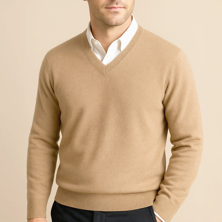 Carlos | Men's V-Neck Sweater