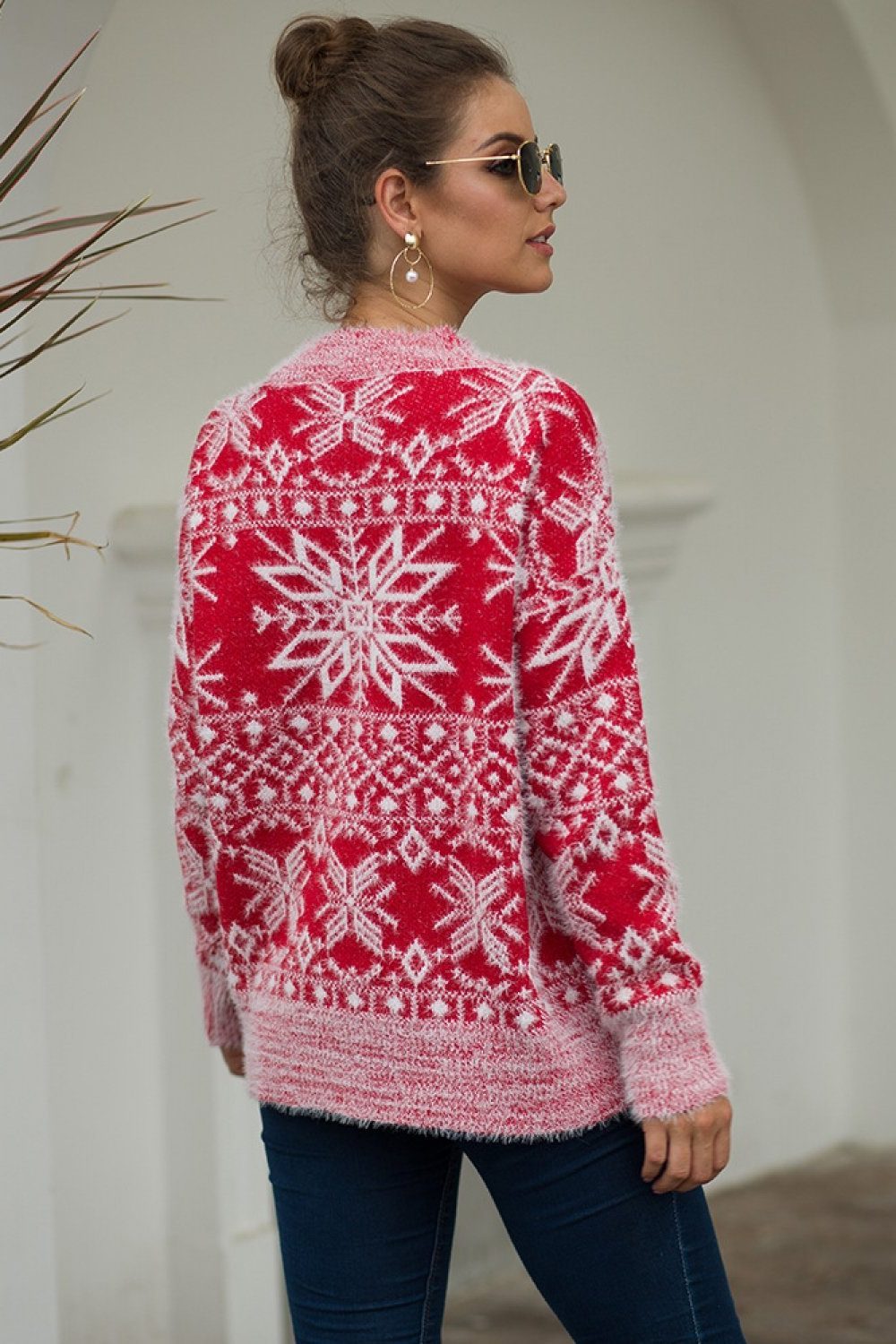 Lisanne Snowflake Knit Christmas Sweater - image 2
