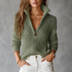 Virginia | Women's Textured Knit Half-Zip Sweater