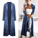 Wanda | Women's Velvet Long Duster Cardigan