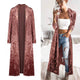 Wanda | Women's Velvet Long Duster Cardigan
