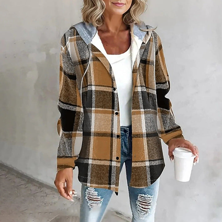 Victorine | Women's Plaid Oversized Cardigan