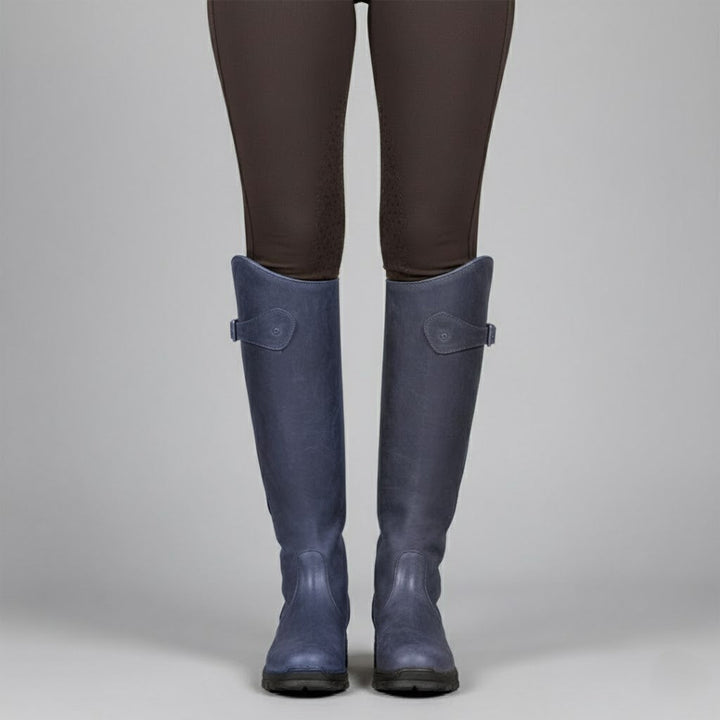 Damen Reitstiefel aus Leder – Stützende, bequeme kniehohe Outdoor-Stiefel