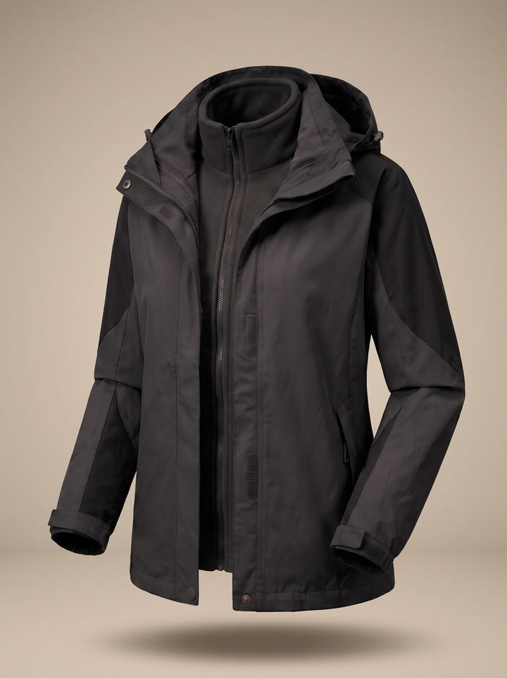 Marit 2-in-1 Hooded Softshell Jacket with Removable Fleece - image 9