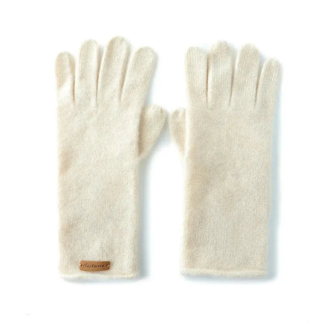 Primula Fine-Knit Cashmere Gloves with Long Cuffs - image 2