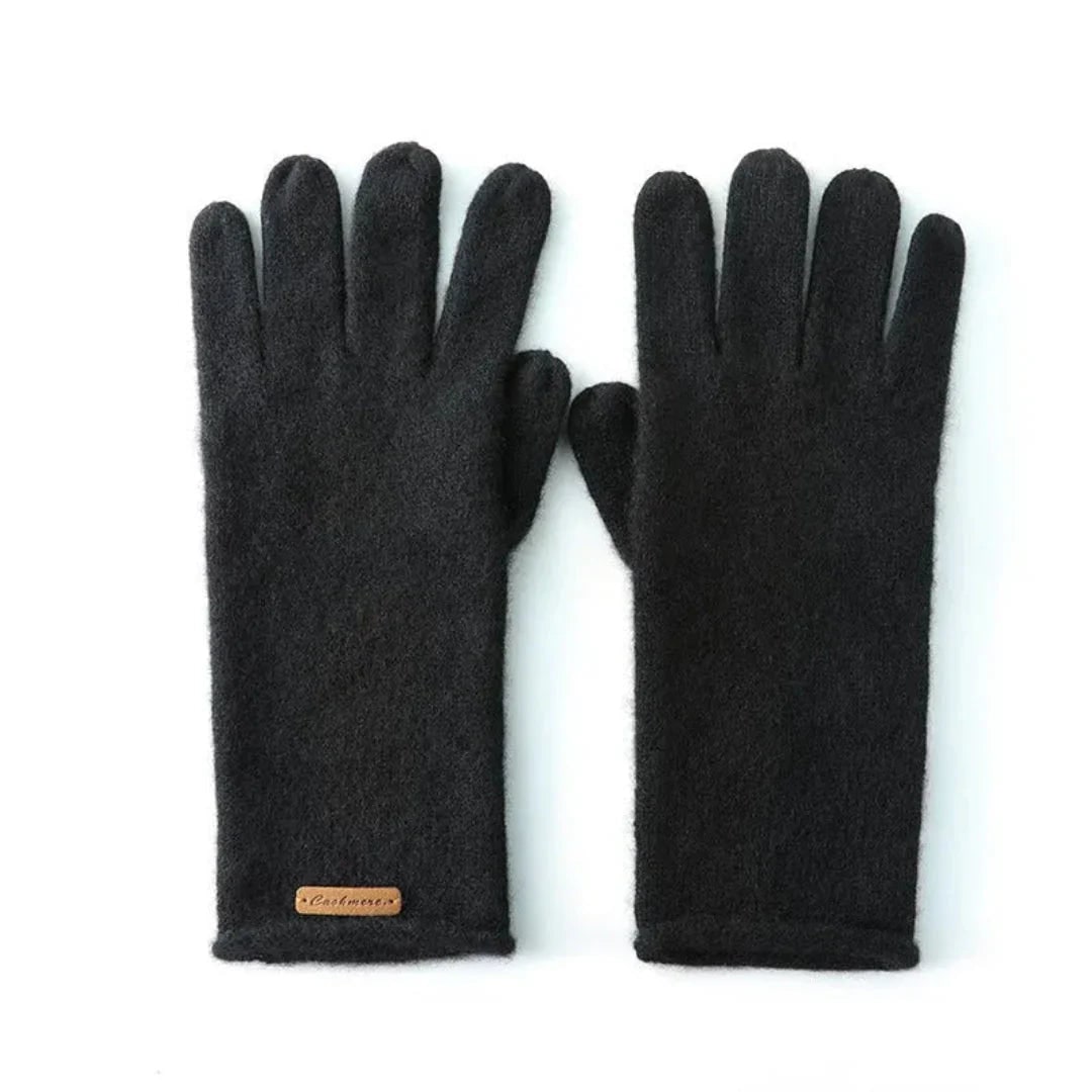 Primula Fine-Knit Cashmere Gloves with Long Cuffs - image 3