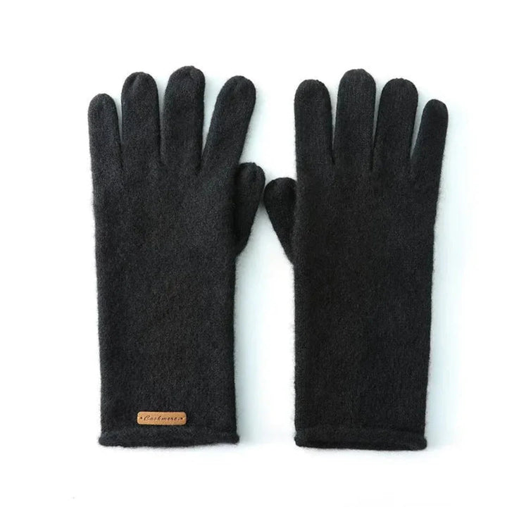 Primula Fine-Knit Cashmere Gloves with Long Cuffs - image 3
