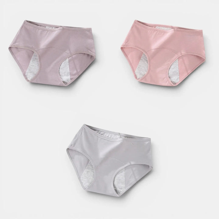 Anwen | Women's High-Waisted Leakproof Menstrual Briefs for Everyday Wear