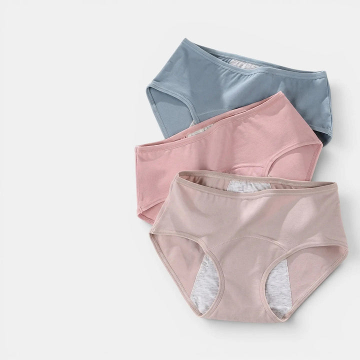 Anwen | Women's High-Waisted Leakproof Menstrual Briefs for Everyday Wear