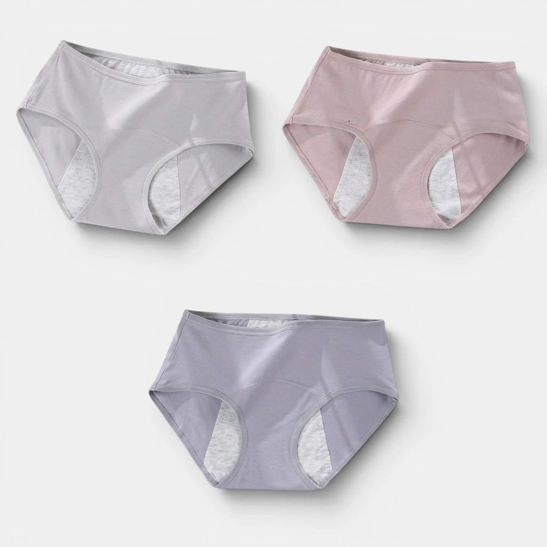 Anwen | Women's High-Waisted Leakproof Menstrual Briefs for Everyday Wear