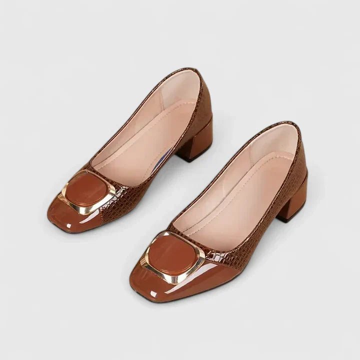 Women's Cushioned Comfort Block-Heel Loafers for Work — view 7