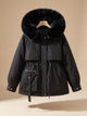 Wendelien Cinched-Waist Parka with Faux Fur Hood - image 2