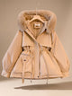 Wendelien Cinched-Waist Parka with Faux Fur Hood - image 3