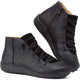 Coraline | Women's Cushioned Lace-Up Boots for Wide Feet in Black