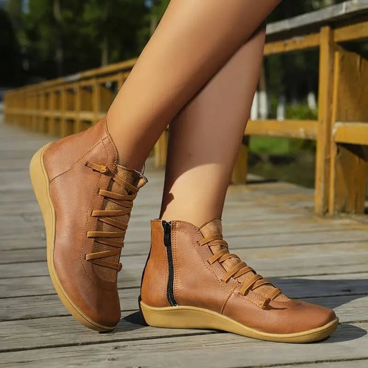 Eloise | Women's Cushioned Lace-Up Boots for Wide Feet, image 9