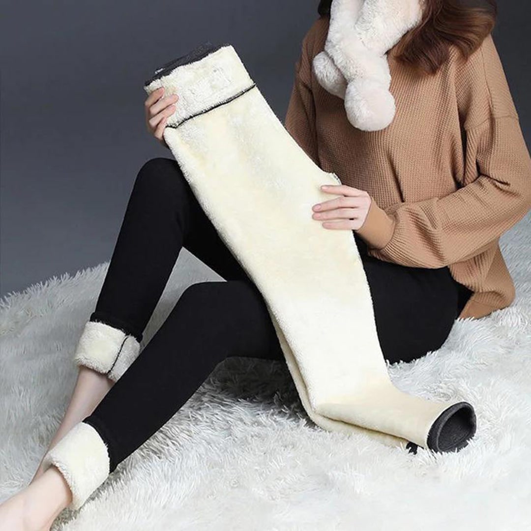 Odine Sherpa-Lined High-Waisted Leggings - image 4