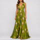 Women's Floral A-Line Wrap V-Neck Maxi Dress for Wedding Guests — view 1
