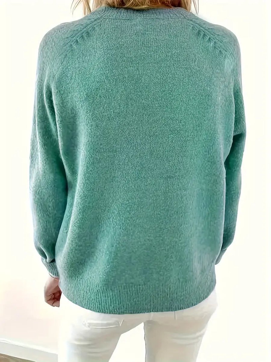 Merel Henley Knit Sweater with Button Placket - image 3