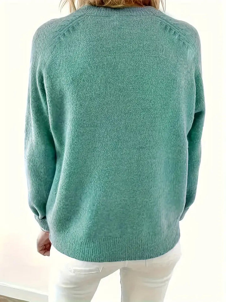 Merel Henley Knit Sweater with Button Placket - image 3