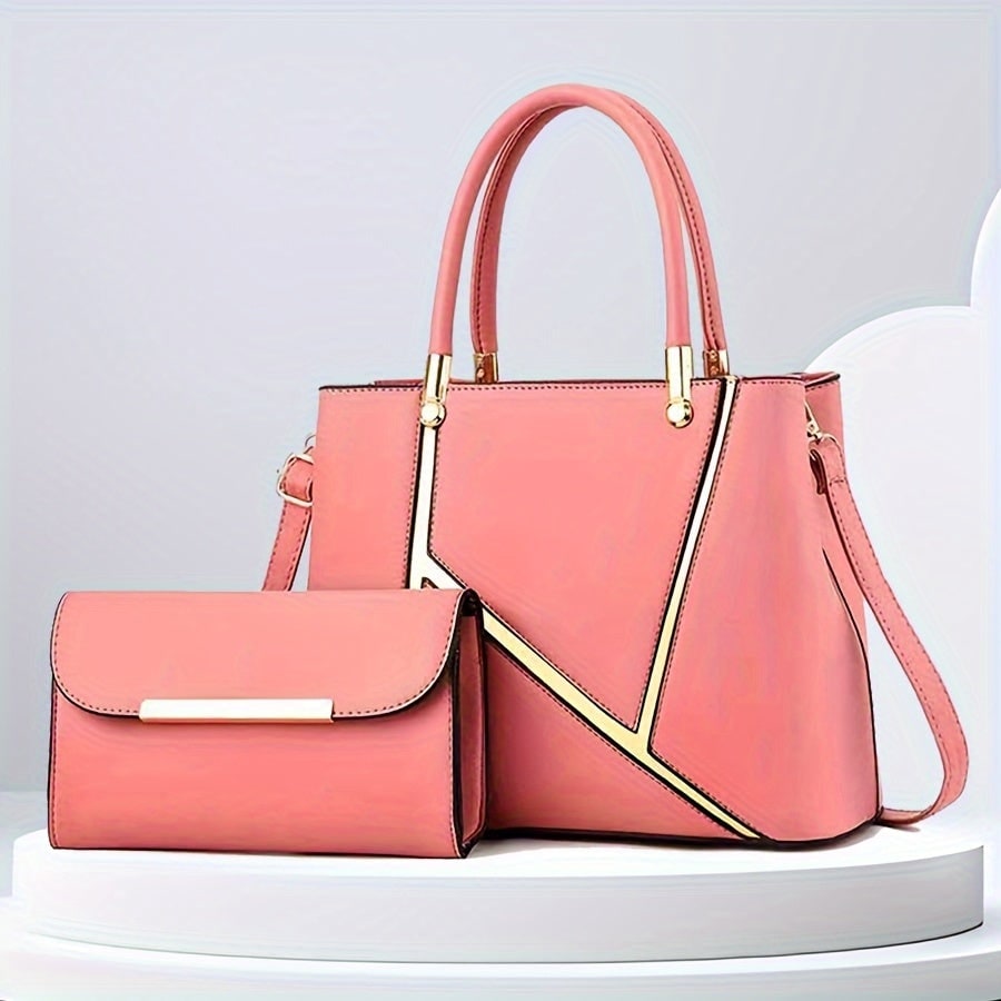 Fieke Two-Piece Faux Leather Tote and Crossbody Set - image 12