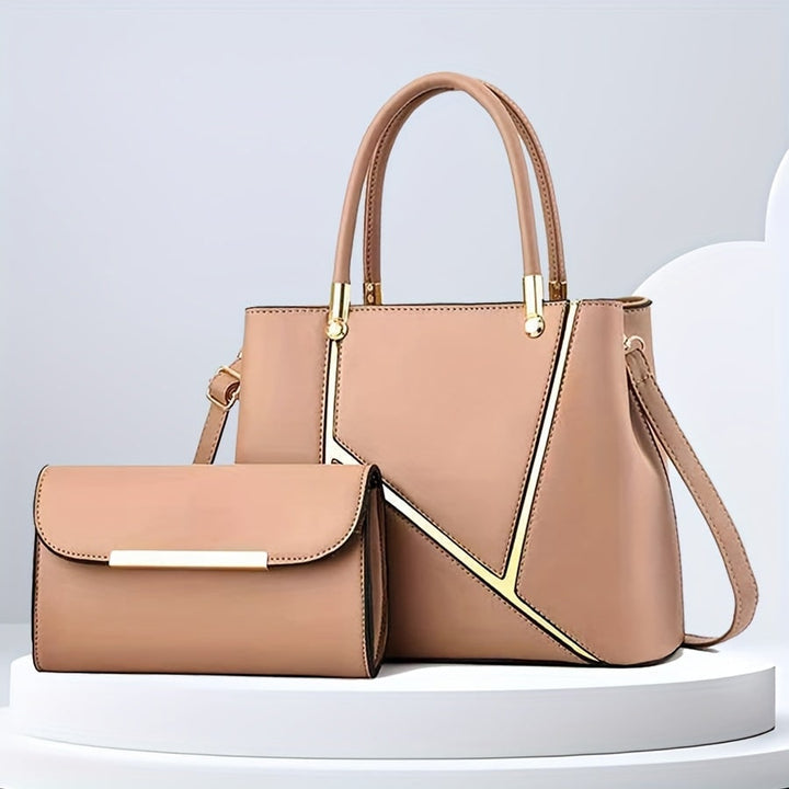 Fieke Two-Piece Faux Leather Tote and Crossbody Set - image 9