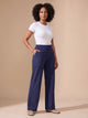 Femke High-Waist Wide-Leg Stretch Trousers with Pockets - image 12