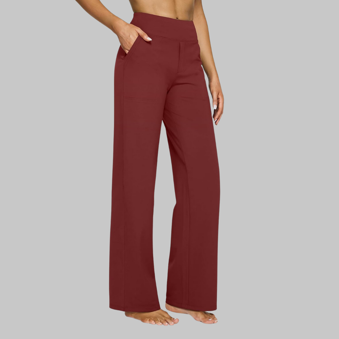 Talia High-Waisted Wide-Leg Pull-On Trousers - image 12