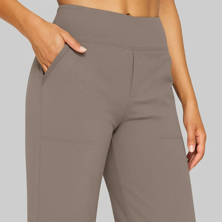 Talia High-Waisted Wide-Leg Pull-On Trousers - image 4