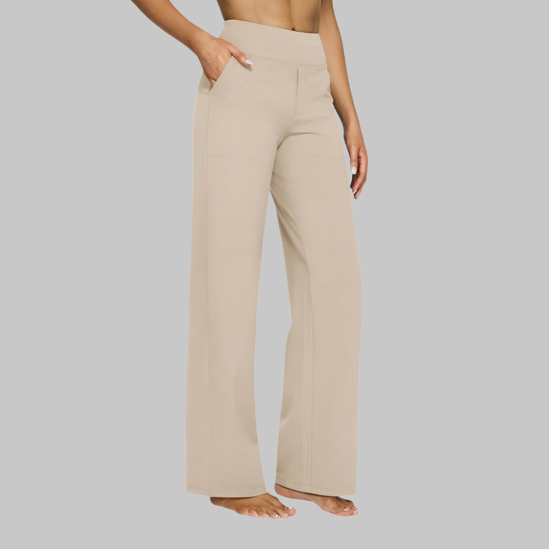 Talia High-Waisted Wide-Leg Pull-On Trousers - image 8