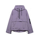 Annalise | Women's Hooded Zip-Front Padded Jacket for Layering in Purple