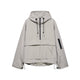 Annalise | Women's Hooded Zip-Front Padded Jacket for Layering in Grey