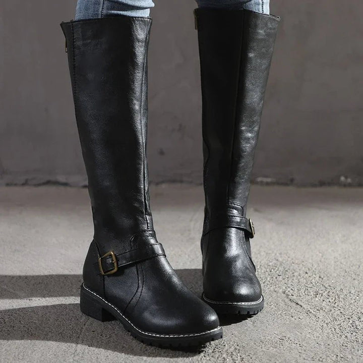 Rosemary | Women's Slip-On Non-Slip Boots for Long Days in Black