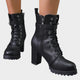 Caraway | Women's Buckle Boots for Standing All Day in Black