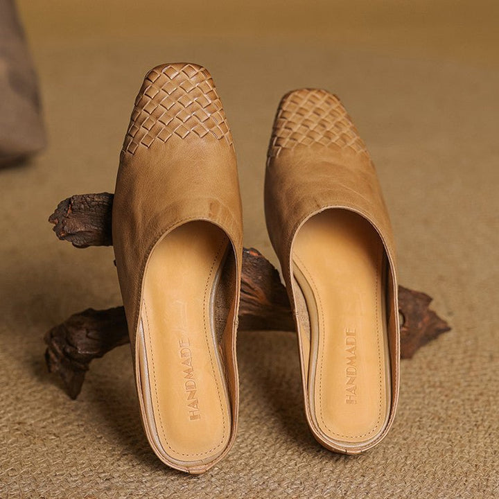 Women's Cushioned Comfort Block-Heel Slip-On Mules for Smart Casual — view 5