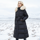 Benthe Long Puffer Coat with Faux Fur Hood and Belt - image 6