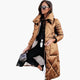Sylvana Long Quilted Puffer Coat with Stand Collar - image 5