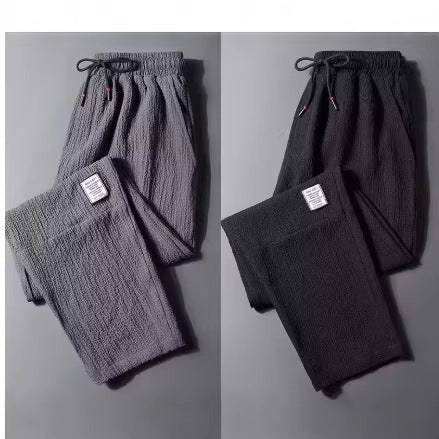 Penny Crinkle Lounge Pants with Drawstring Waist - image 4