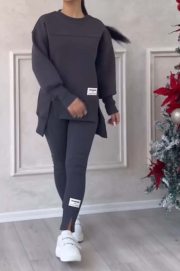 Tabea Oversized Sweatshirt and Leggings Lounge Set - image 8
