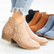 Amberly | Women's Slip-On Boots for Standing All Day in Beige